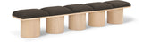 Pavilion Bench - Luxurious Channel-Tufted Seating with Art Deco Design for Elegant Home Spaces
