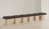 Pavilion Bench: Elegant Art Deco Design with Luxurious Channel-Tufted Cushion for Stylish Seating