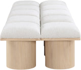 Pavilion Bench - Luxurious Channel-Tufted Seat with Art Deco Design for Stylish Entryway Seating