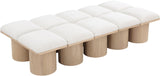 Pavilion Bench - Luxurious Channel-Tufted Seat with Art Deco Design for Stylish Entryway Seating
