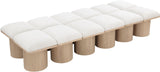 Pavilion Bench - Luxurious Channel-Tufted Seating with Art Deco Design for Entryway or Bedroom