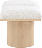 Pavilion Bench: Stylish Art Deco Seating with Luxurious 4-Inch Cushion for Entryways and Bedrooms