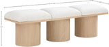 Pavilion Bench: Luxurious Channel-Tufted Seating with Art Deco Design for Entryway or Bedroom Style