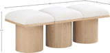 Pavilion Bench: Luxurious Channel-Tufted Seat with Art Deco Design for Stylish Home Seating Solutions