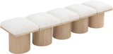 Pavilion Bench - Luxurious Channel-Tufted Seating with Art Deco Design for Elegant Home Spaces