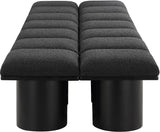 Pavilion Luxurious Boucle Fabric Bench – Art Deco Style Seating for Entryway, Bedroom & Beyond