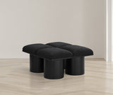 Pavilion Elegant Boucle Fabric Bench – Luxurious Seating with Art Deco Flair for Any Room Decor