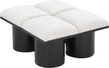 Pavilion Elegant Boucle Fabric Bench – Luxurious Seating with Art Deco Flair for Any Room Decor