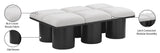 Pavilion Elegant Boucle Fabric Bench - Luxurious Art Deco Design with Plush Cushion for Any Space