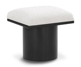 Pavilion Stool - Stylish Art Deco Boucle Fabric Bench with Luxurious Cushion for Any Space