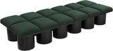 Pavilion Stylish Boucle Fabric Bench - Art Deco Design, Luxurious Cushioning & Versatile Seating Solution