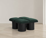 Pavilion Elegant Boucle Fabric Bench – Luxurious Seating with Art Deco Flair for Any Room Decor