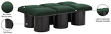 Pavilion Elegant Boucle Fabric Bench - Luxurious Art Deco Design with Plush Cushion for Any Space