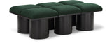 Pavilion Elegant Boucle Fabric Bench - Luxurious Art Deco Design with Plush Cushion for Any Space