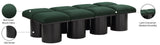 Pavilion Elegant Boucle Fabric Bench - Stylish Art Deco Seating for Entryway, Bedroom & Beyond