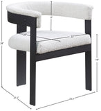 Romeo Dining Chairs - Stylish Set of 2 with Comfortable Curved Backs and Durable Matte Black Frame