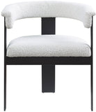 Romeo Dining Chairs - Stylish Set of 2 with Comfortable Curved Backs and Durable Matte Black Frame