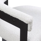 Romeo Dining Chairs - Stylish Set of 2 with Comfortable Curved Backs and Durable Matte Black Frame