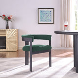 Romeo Dining Chairs - Stylish Set of 2 with Comfortable Curved Backs and Durable Matte Black Frame