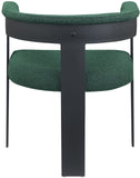 Romeo Dining Chairs - Stylish Set of 2 with Comfortable Curved Backs and Durable Matte Black Frame
