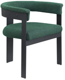 Romeo Dining Chairs - Stylish Set of 2 with Comfortable Curved Backs and Durable Matte Black Frame