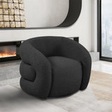 Roxbury Swivel Accent Chair – Modern Comfort with Deep Channel Tufting for Your Stylish Space