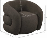 Roxbury Swivel Accent Chair – Modern Comfort with Deep Channel Tufting for Your Stylish Space