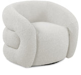 Roxbury Swivel Accent Chair – Modern Comfort with Deep Channel Tufting for Your Stylish Space