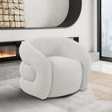 Roxbury Swivel Accent Chair – Modern Comfort with Deep Channel Tufting for Your Stylish Space