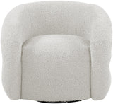 Roxbury Swivel Accent Chair – Modern Comfort with Deep Channel Tufting for Your Stylish Space