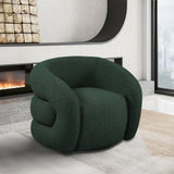 Roxbury Swivel Accent Chair – Modern Comfort with Deep Channel Tufting for Your Stylish Space