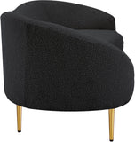 Ritz Boucle Fabric Sofa – Chic Elegance with Gold Metal Legs for Modern Living Room Style & Comfort