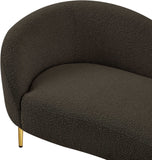 Ritz Boucle Fabric Sofa – Chic Elegance with Gold Metal Legs for Modern Living Room Style & Comfort