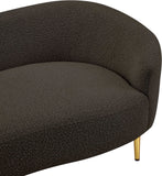 Ritz Boucle Fabric Sofa – Chic Elegance with Gold Metal Legs for Modern Living Room Style & Comfort