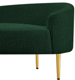 Ritz Boucle Fabric Sofa – Chic Elegance with Gold Metal Legs for Modern Living Room Style & Comfort