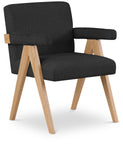Woodloch Accent Chair: Modern Comfort with Natural Wood Frame for a Stylish Living Room Upgrade