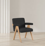 Woodloch Accent Chair: Modern Comfort with Natural Wood Frame for a Stylish Living Room Upgrade