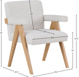 Woodloch Accent Chair: Modern Comfort with Natural Wood Frame for a Stylish Living Room Upgrade