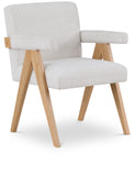 Woodloch Accent Chair: Modern Comfort with Natural Wood Frame for a Stylish Living Room Upgrade