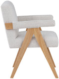 Woodloch Accent Chair: Modern Comfort with Natural Wood Frame for a Stylish Living Room Upgrade