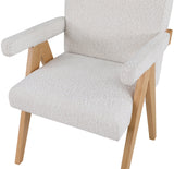 Woodloch Accent Chair: Modern Comfort with Natural Wood Frame for a Stylish Living Room Upgrade