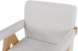 Woodloch Accent Chair: Modern Comfort with Natural Wood Frame for a Stylish Living Room Upgrade