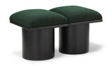 Pavilion - 2 Piece Modular Bench With Black Base