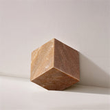 Block Marble Decorative Cube
