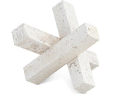 Stix Travertine Decorative Object