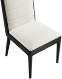 Bristol Dining Chair Set - Modern Mid-Century Design with Channel Tufting and Solid Wood Frame