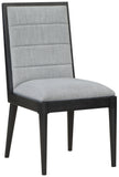 Bristol Dining Chair Set - Modern Mid-Century Design with Channel Tufting and Solid Wood Frame