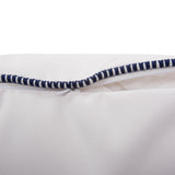 20 x 20 Outdoor Pillow with Dec Cord- Seascape Natural- Poly Insert