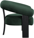 Winston Modern Accent Chair - Luxe Boucle Upholstery, Curved Back Design, Stylish Comfort for Any Room