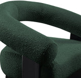 Winston Modern Accent Chair - Luxe Boucle Upholstery, Curved Back Design, Stylish Comfort for Any Room